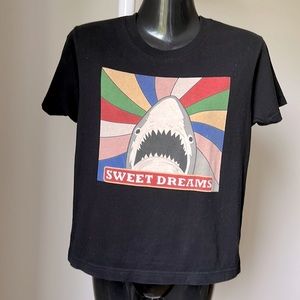 Saint Laurent Sweet Dream Shark T-shirt for women’s. Black. Small size.